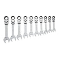 Metric Ratcheting Combination Wrench Set, 10-Piece A9658
