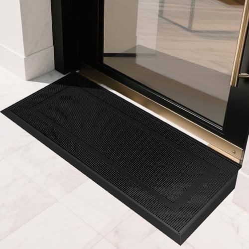 Black Heavy Duty Rubber Doormat W19392