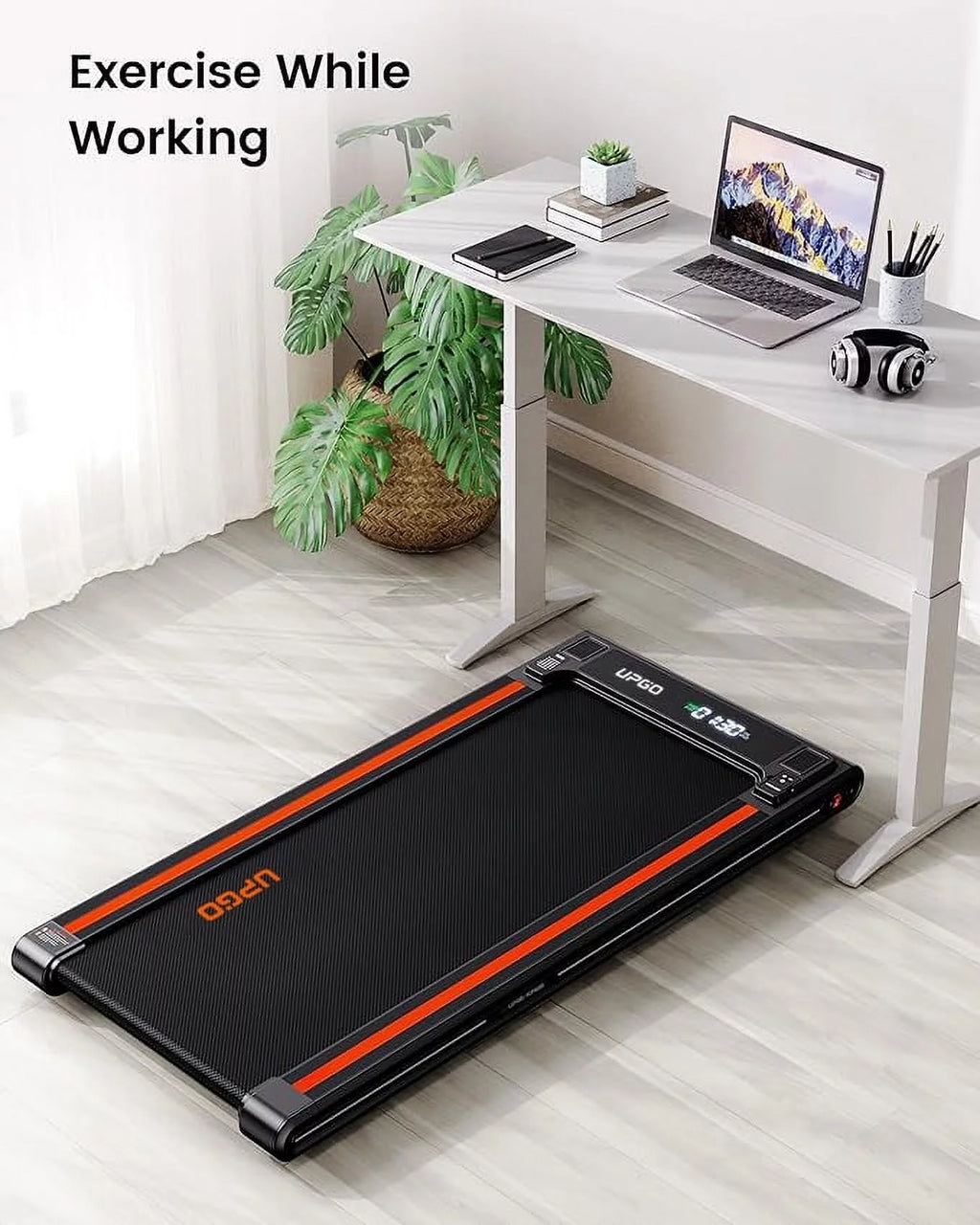 2.5HP Walking Pad Treadmill with Remote Control J52388