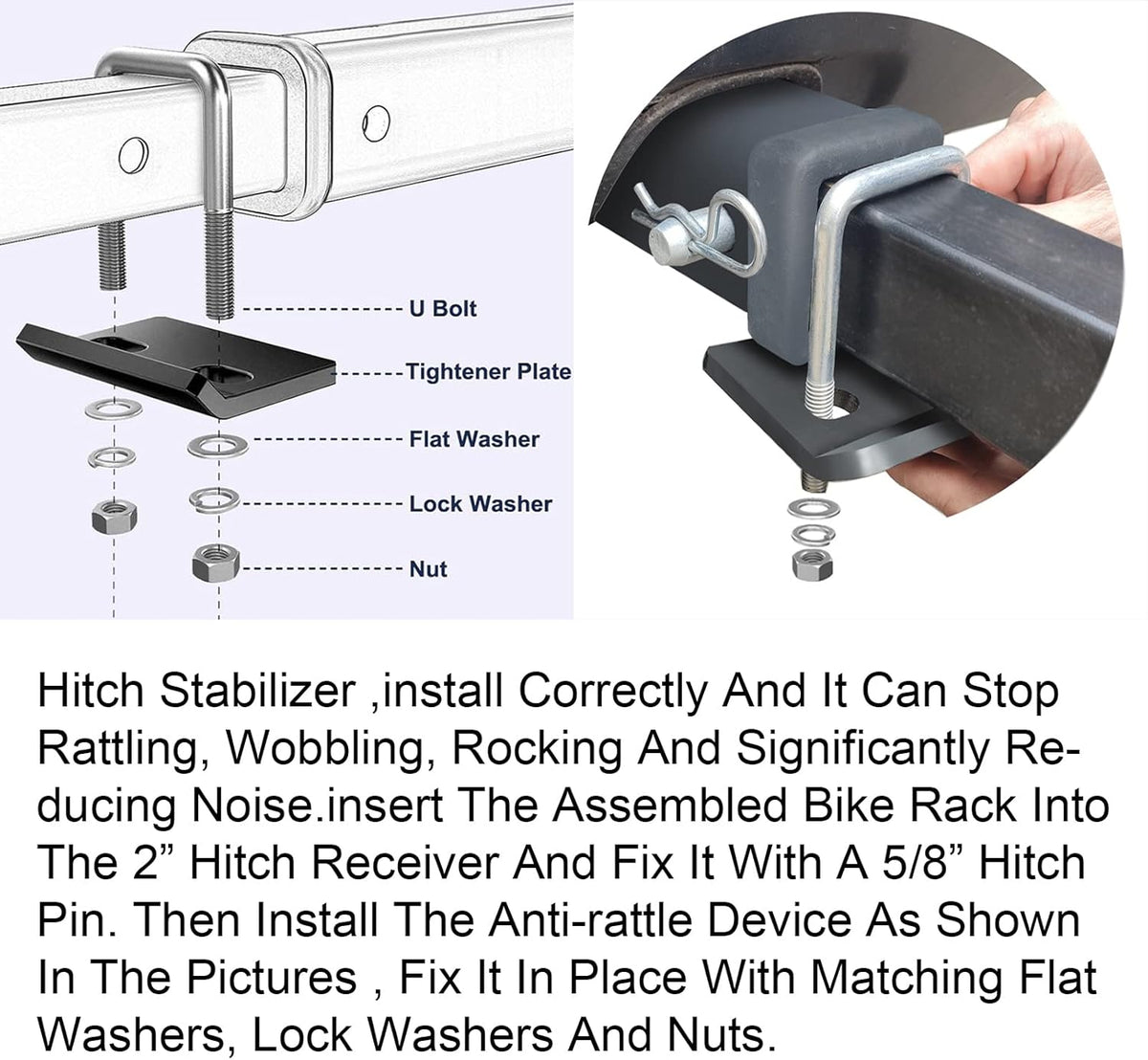 Foldable 4 Tray Hitch Mount Bike Rack A7743