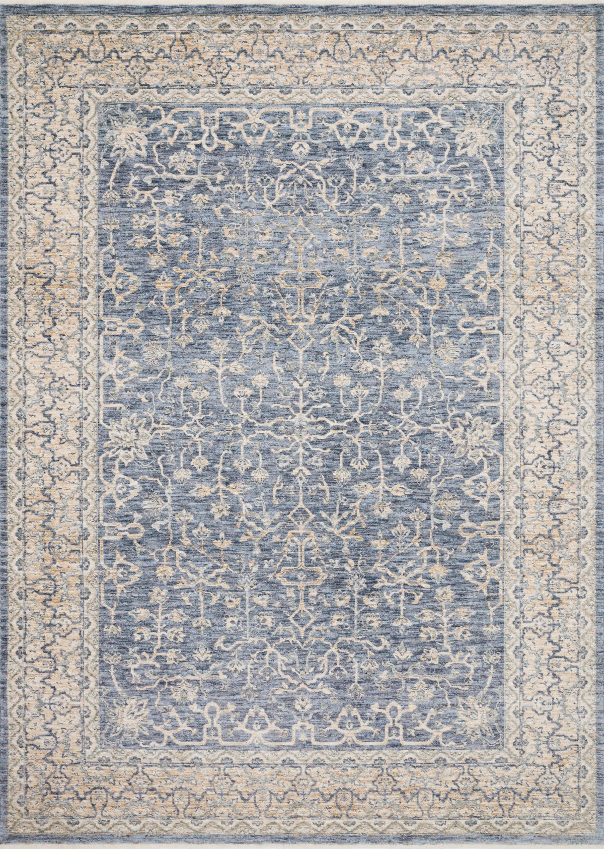 Dark Blue Ivory Rug N29677