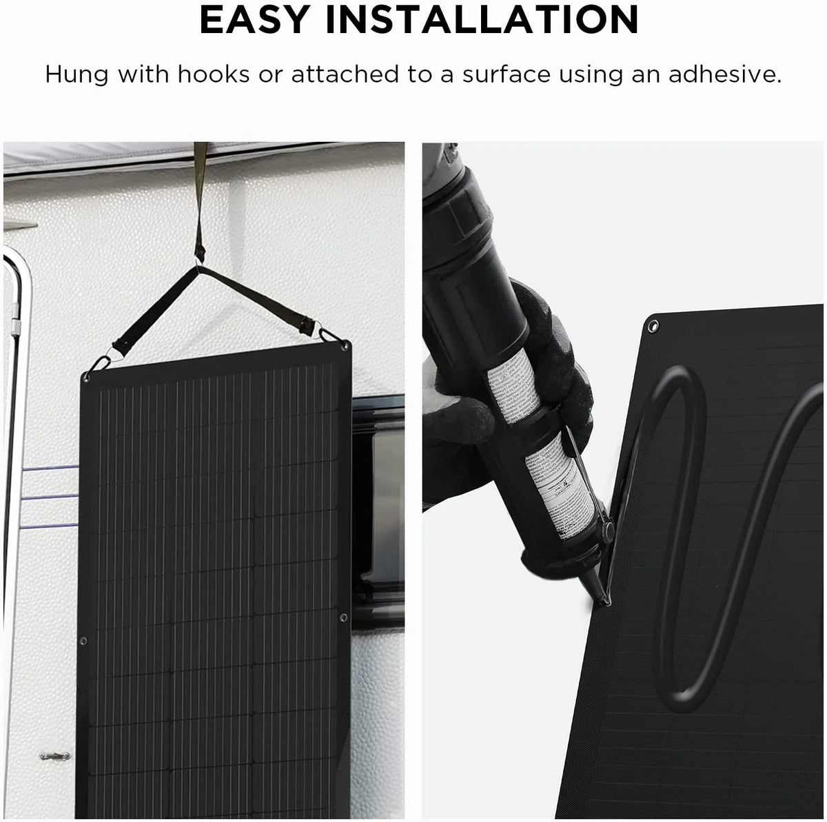 100W Flexible Solar Panel IP68 Waterproofing B385