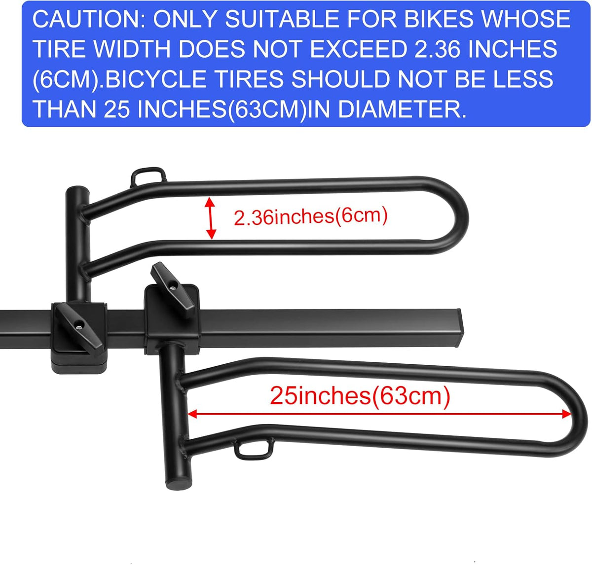 Foldable 4 Tray Hitch Mount Bike Rack A7743