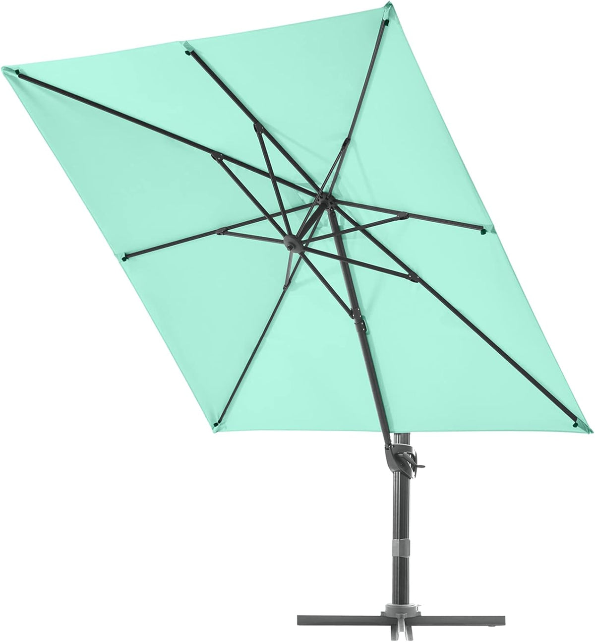 9x9 ft. Aluminum Cantilever Offset Patio Umbrella V1192