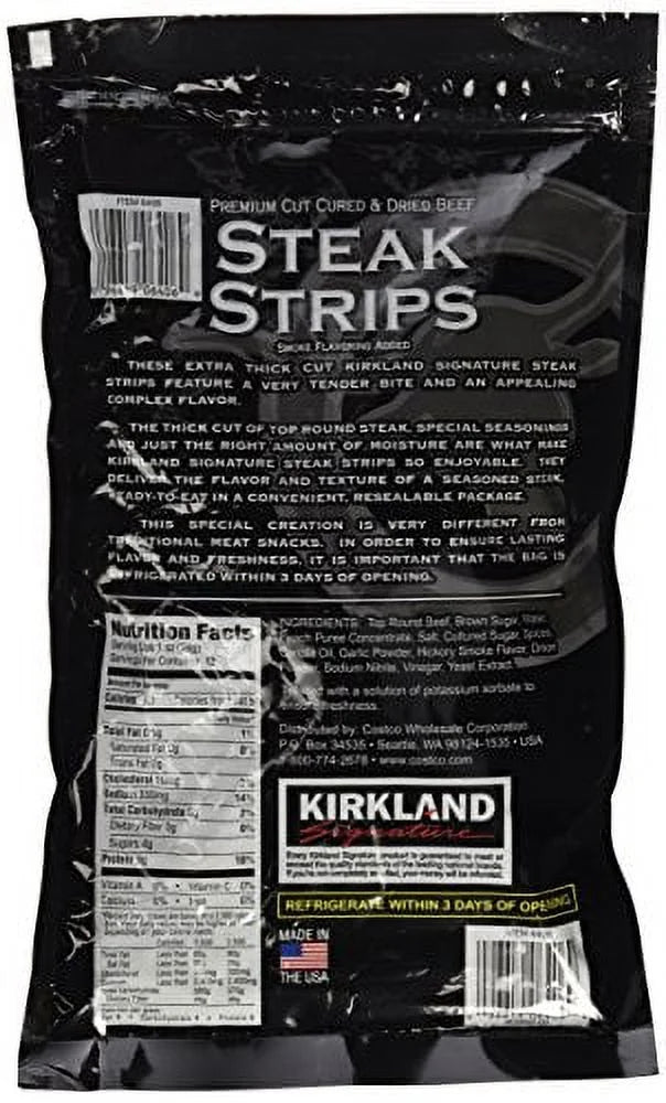 Steak Strips Jerky 12 Oz 2PAK Y418
