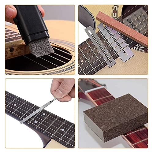 72PCS Guitar Repairing Maintenance Tool Kit with Strings Picks C559