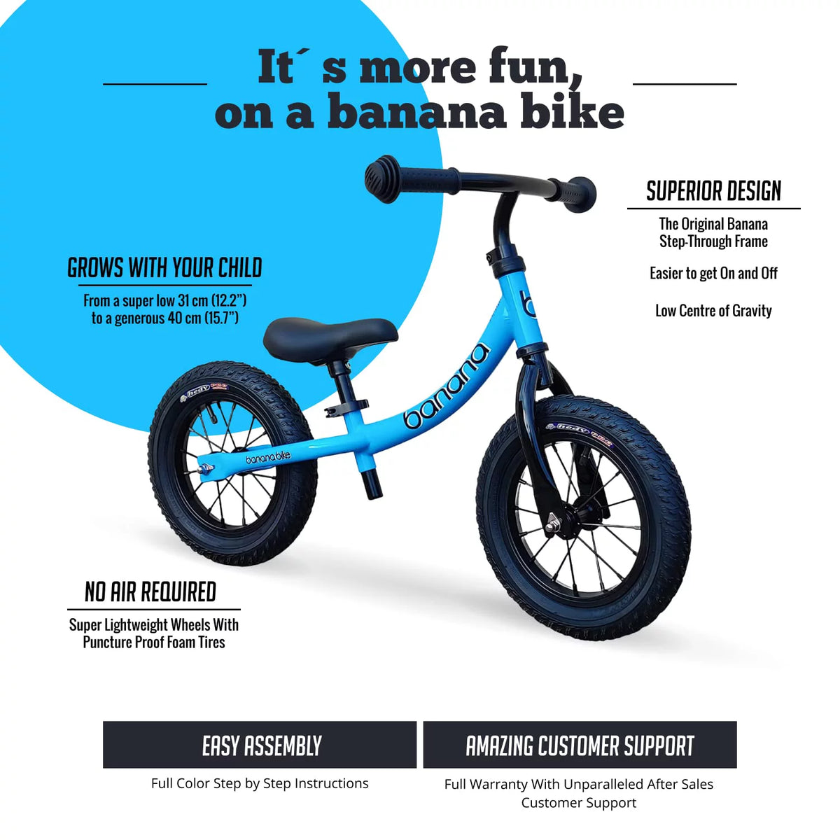 Balance Bike 12 Alloy Wheels Air Tires G4205