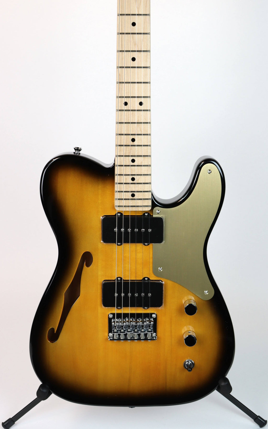 2-Color Sunburst Thinline Electric Guitar N7031