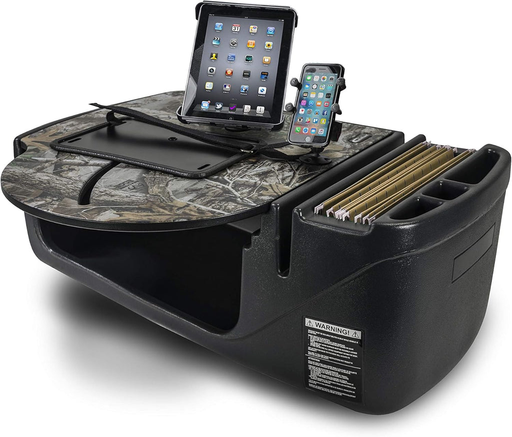 Car Desk with Power Inverter, Phone Mount and Printer Stand C8538