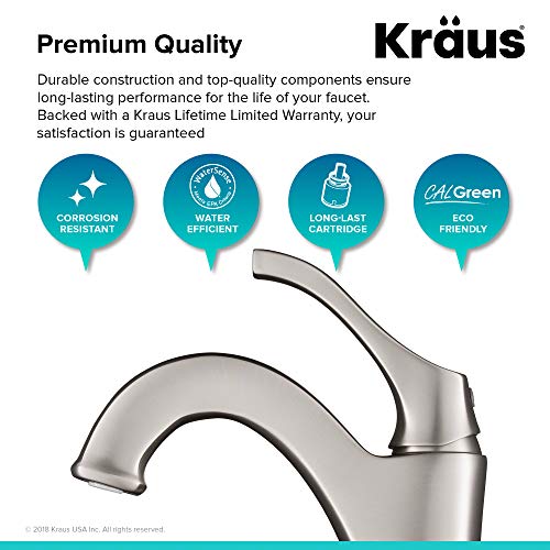 Brushed Gold Vessel Bathroom Faucet with Pop-Up Drain Q703380