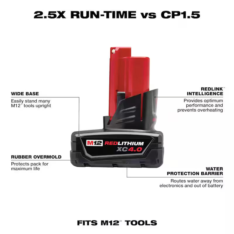 12V Cordless Reciprocating Saw Kit with 4.0Ah Battery V5220