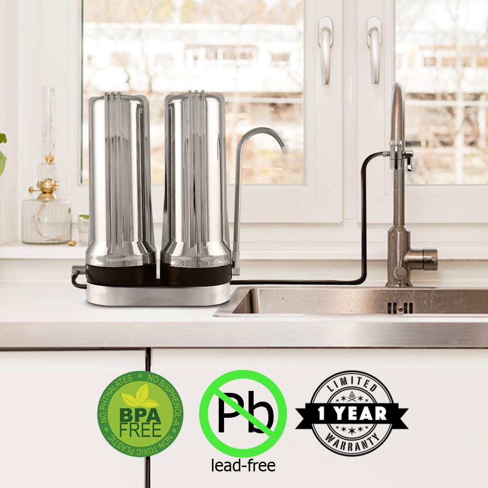 Countertop Carbon Mineral pH Alkaline Water Filter W87345
