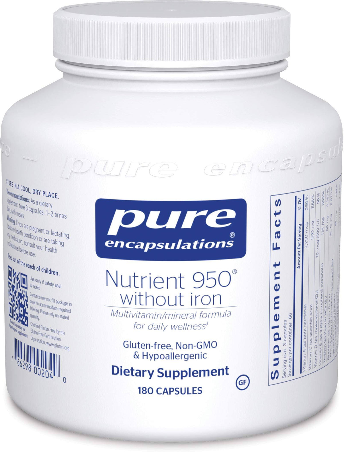 Nutrient 950 Without Iron I7692