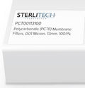 13mm 0.01 Micron Polycarbonate Membrane Filters 100/pk X6427