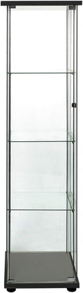 Glass-Door 4-Shelf Curio Cabinet L2994