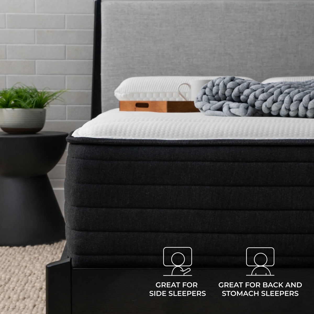 12 Gel Memory Foam Hybrid Mattress, Cal King H655