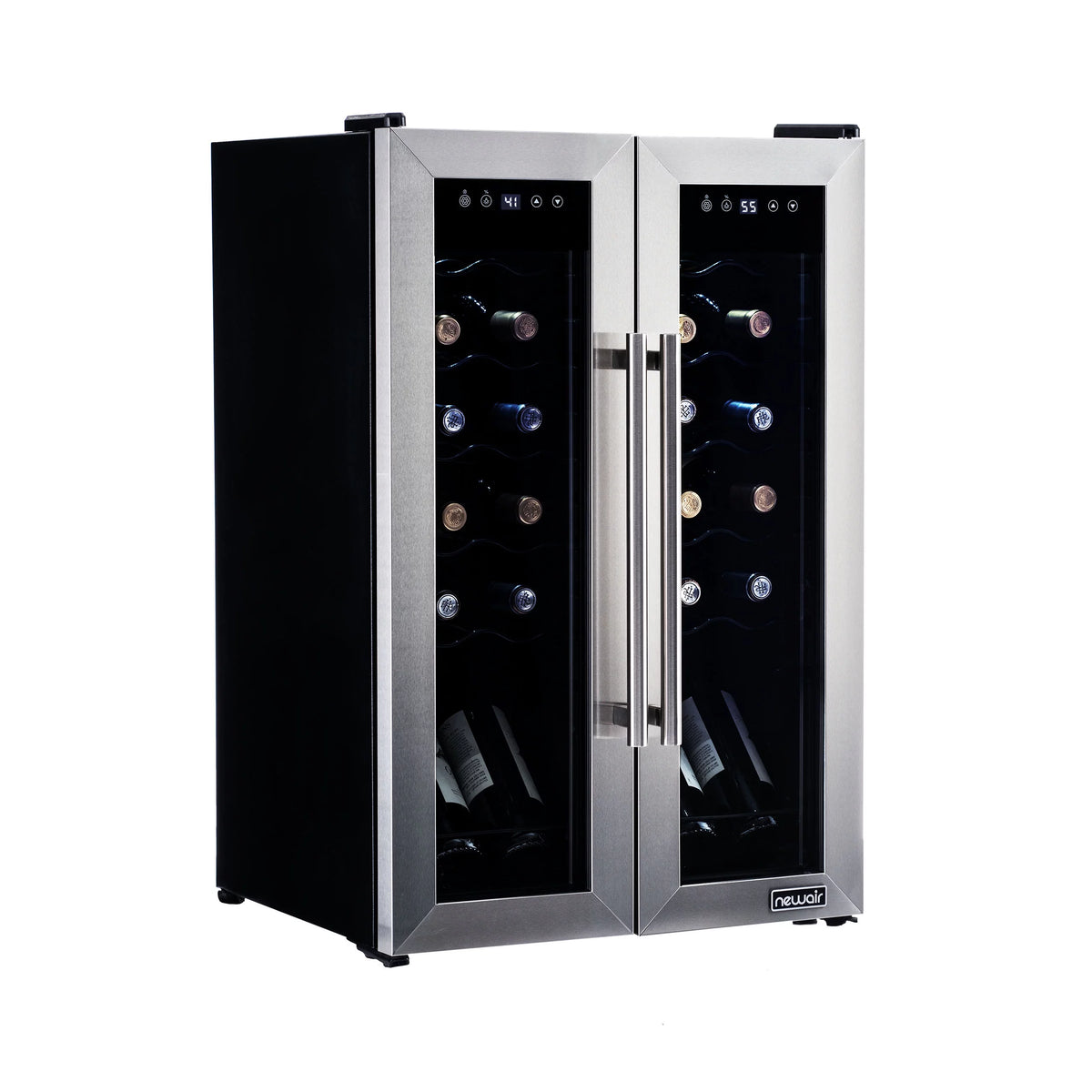 24 Bottle Dual Temperature Zone Wine Cooler Refrigerator C622910