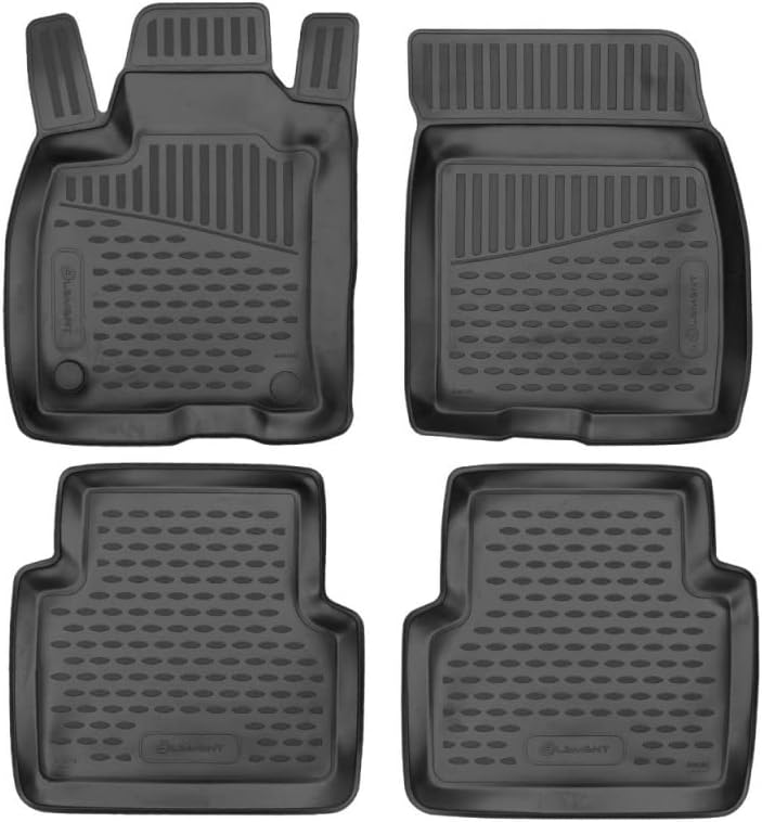 2020-2022 Ford Escape Black Floor Mats Seat Liner Set C1096