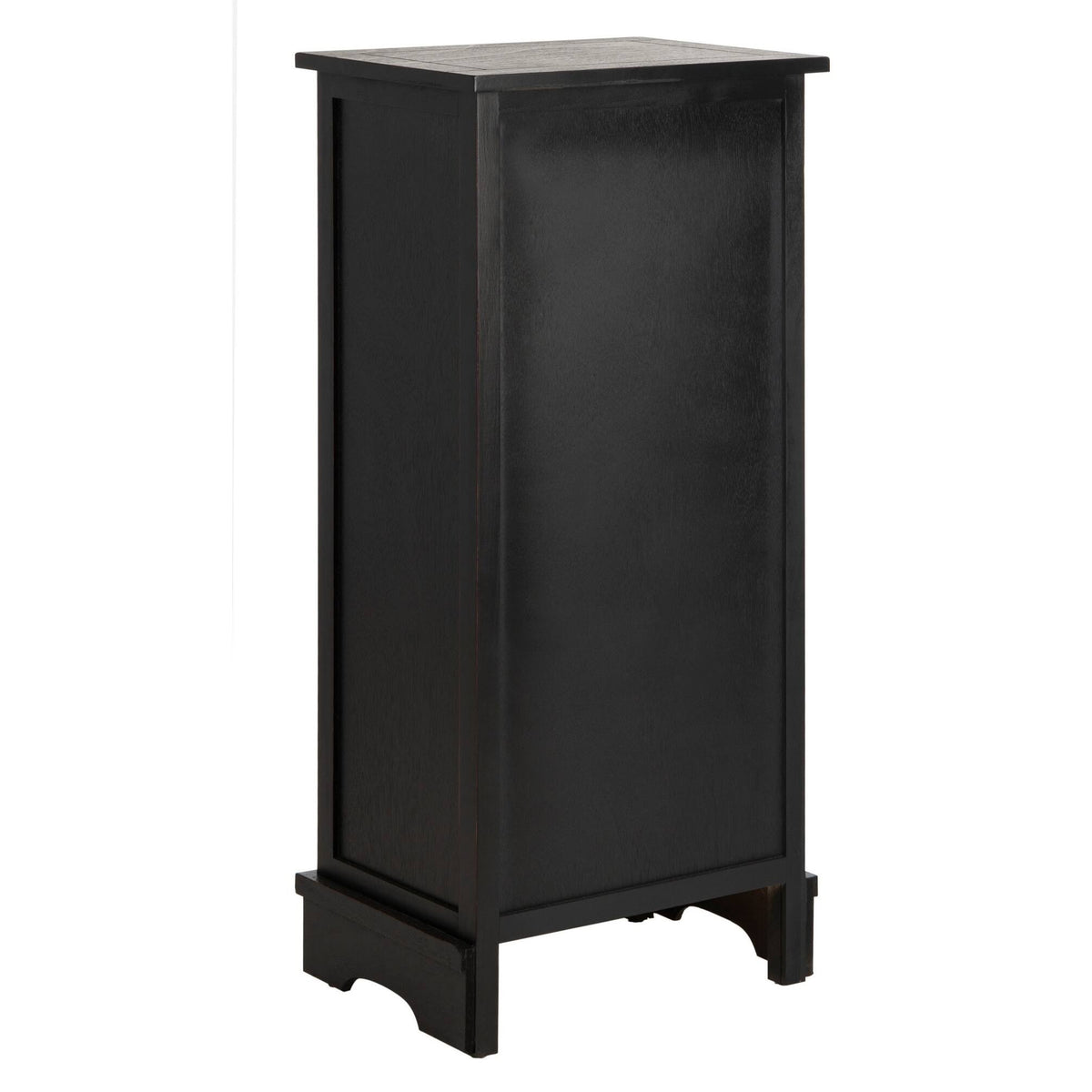 Distressed Black Cabinet A3409