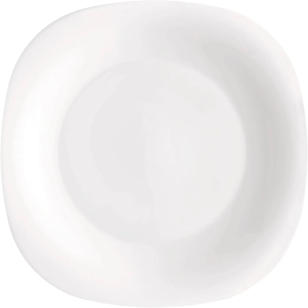 Set of 6 Tempered Opal Glass Plates C648