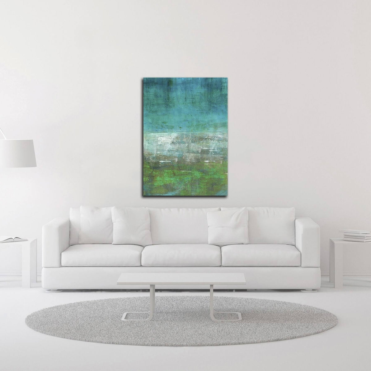 Green Oasis Print on Canvas R860