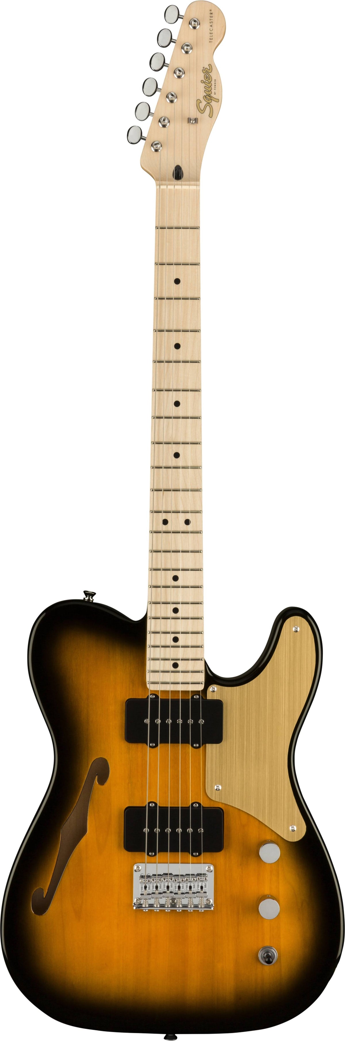 2-Color Sunburst Thinline Electric Guitar N7031