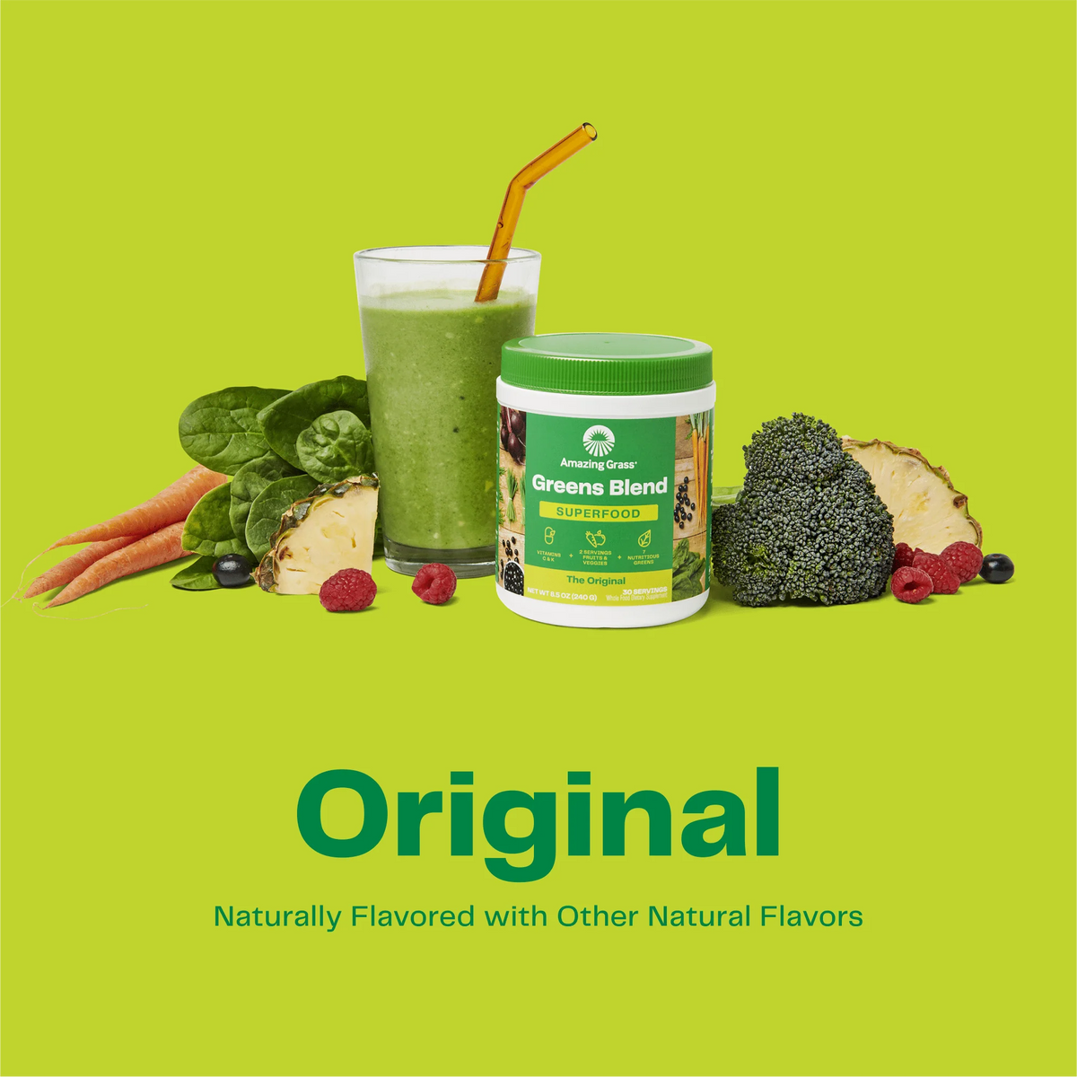 Greens Blend Superfood Powder 8.5 oz U9169