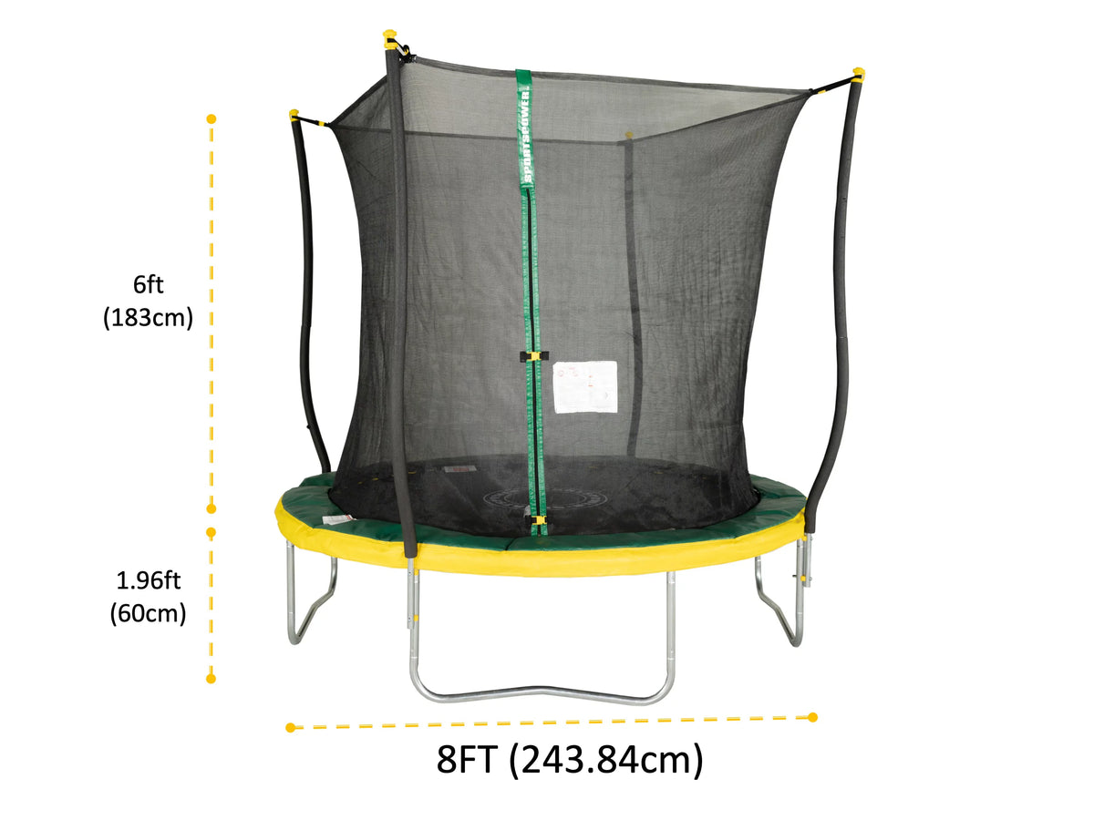 8' Trampoline with Safety Enclosure E7771