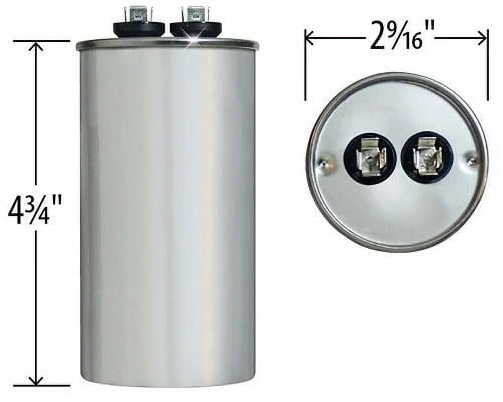 70 uF MFD 440 VAC Round Replacement Capacitor R3884