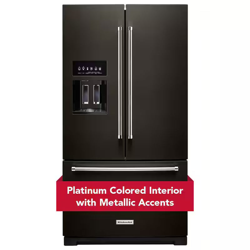26.8 cu. ft. French Door Refrigerator in Black Stainless U58790