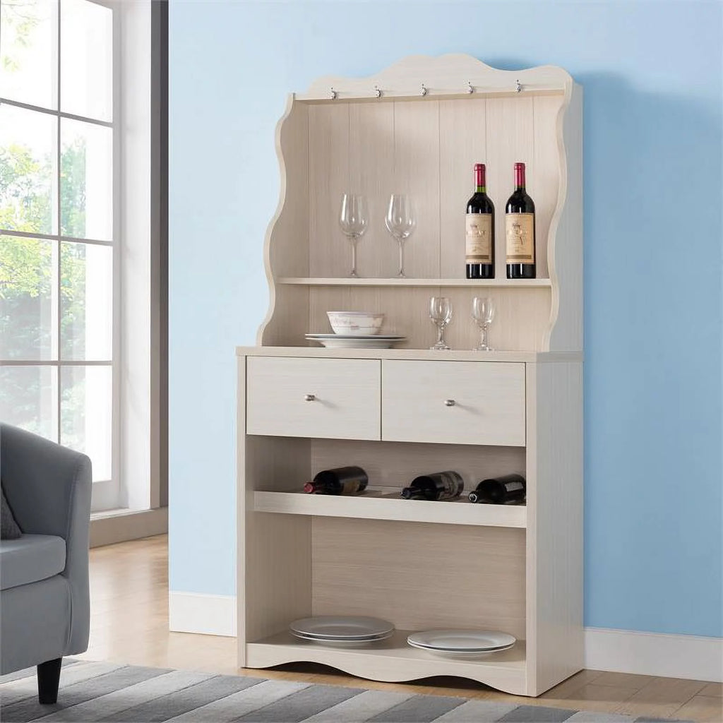 Ivory Wood Baker Rack G291