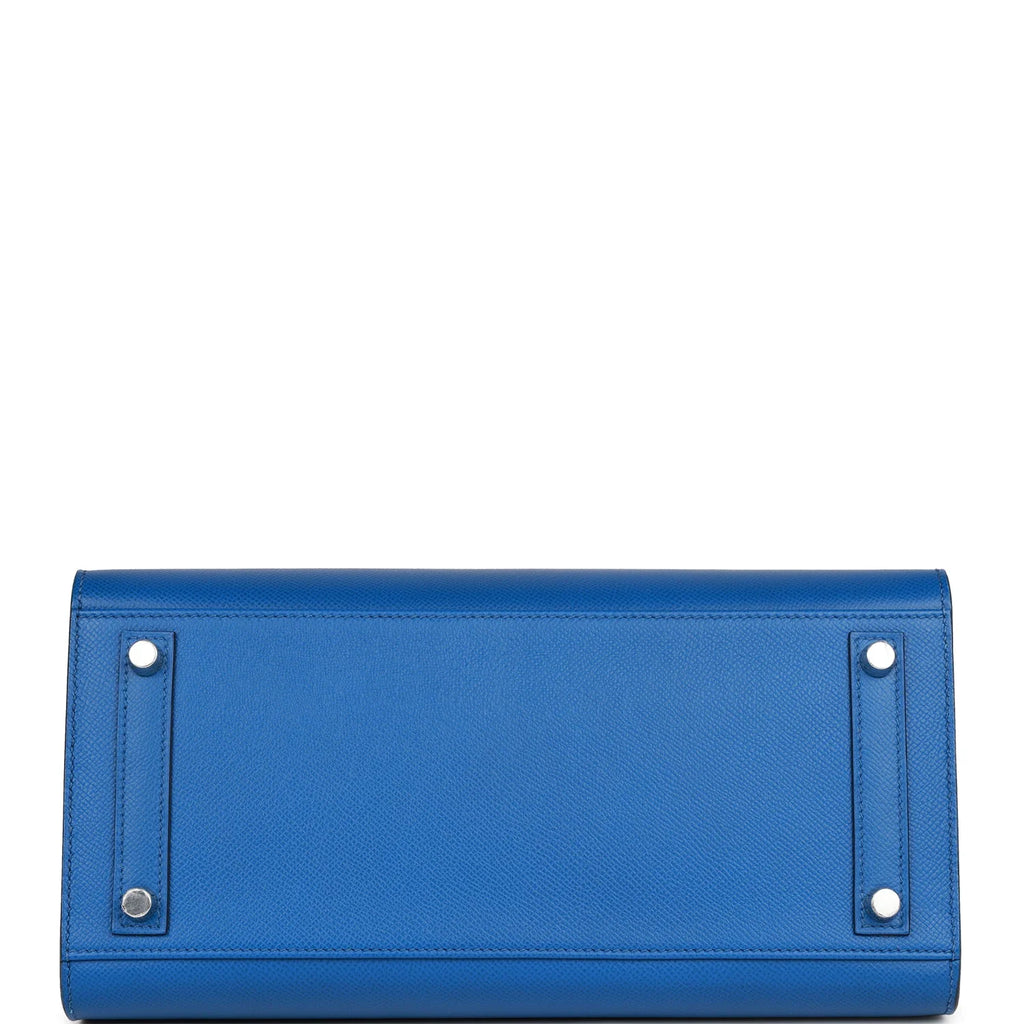 Birkin 30 Bleu France Epsom Palladium Hardware T381329