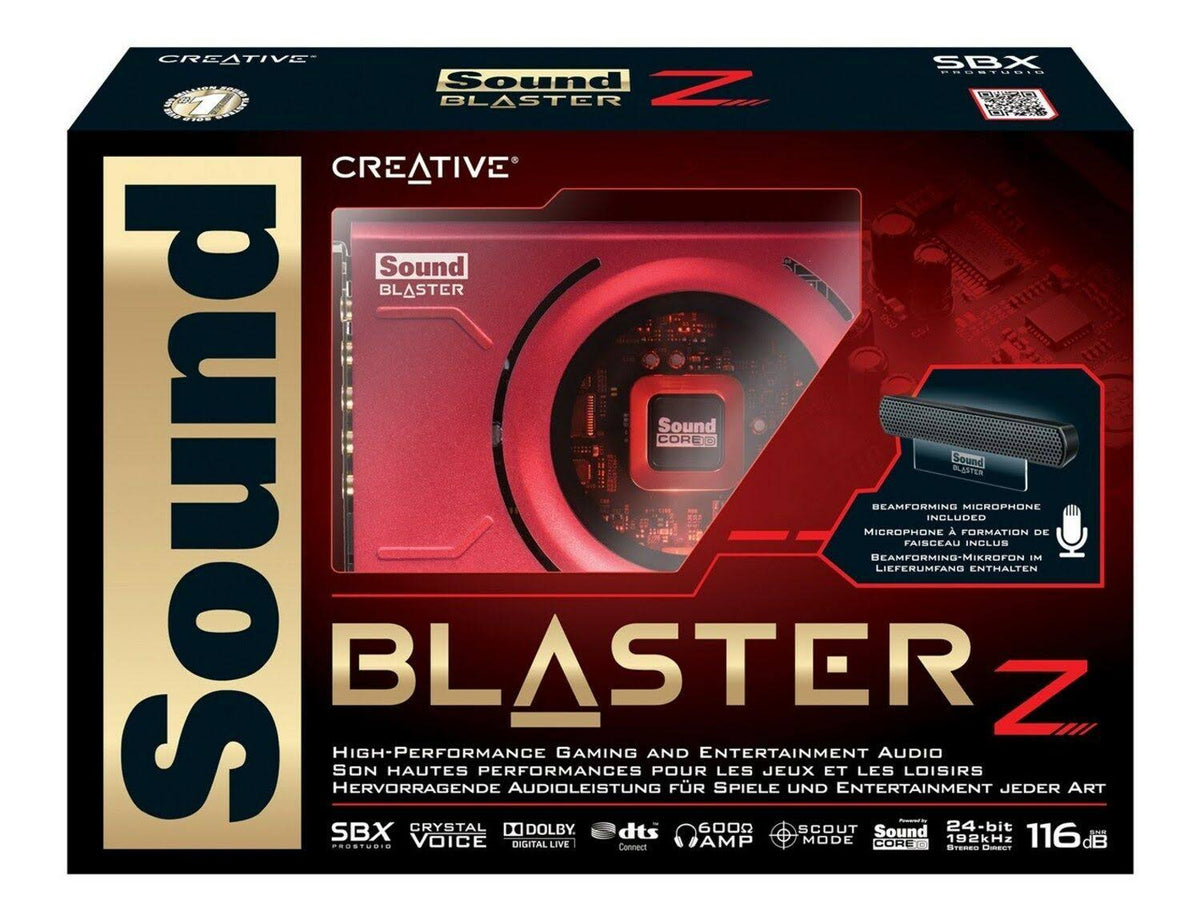 PCIe Gaming Sound Card with Headphone Amp Q5210