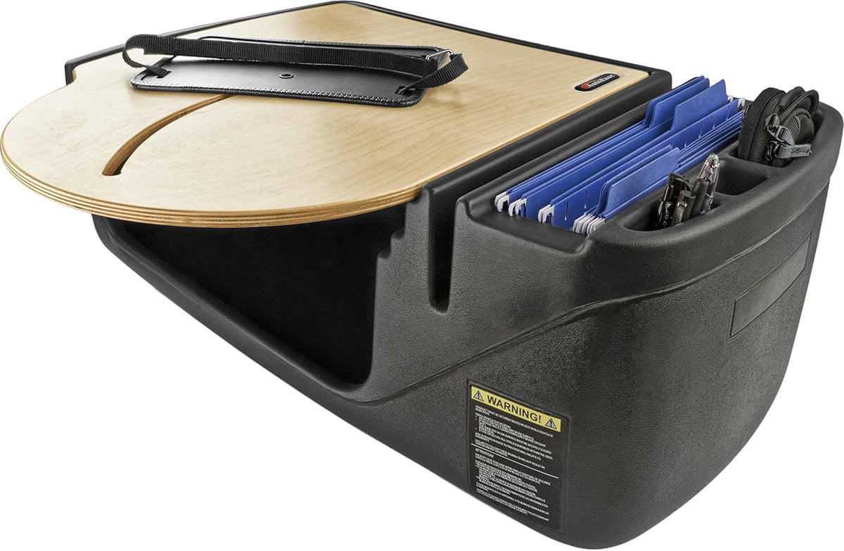 Car Desk with Power Inverter, Phone Mount and Printer Stand C8538