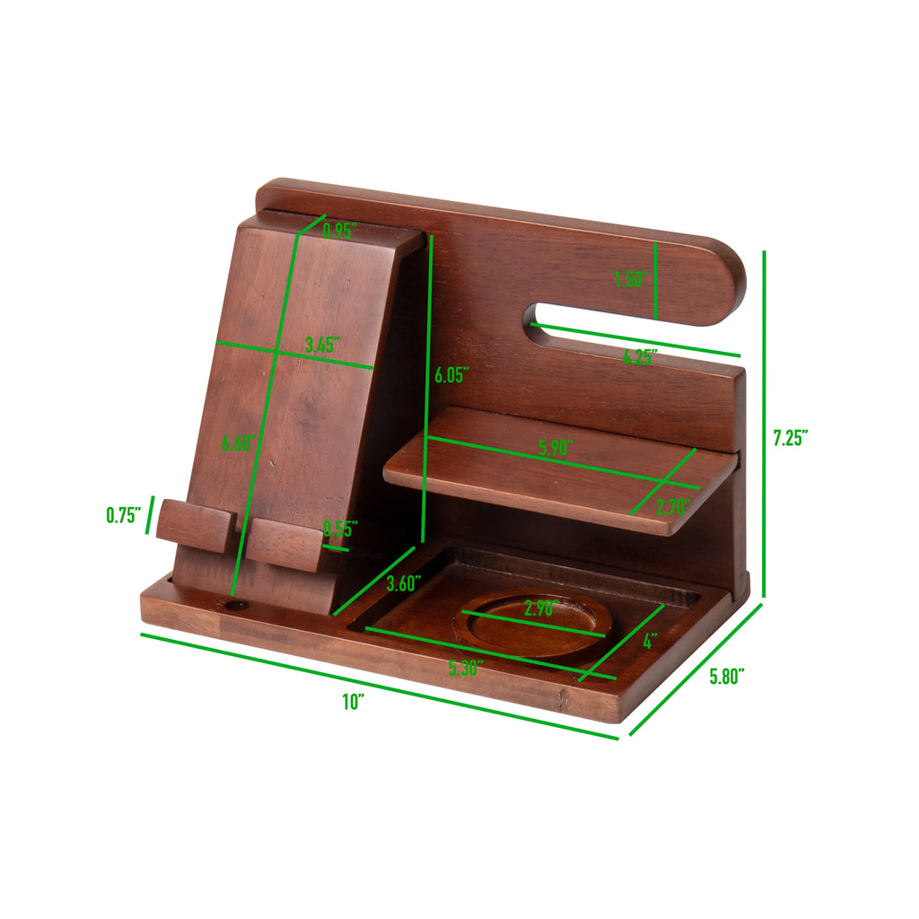 Wood Cell Phone Holder Organizer W2823