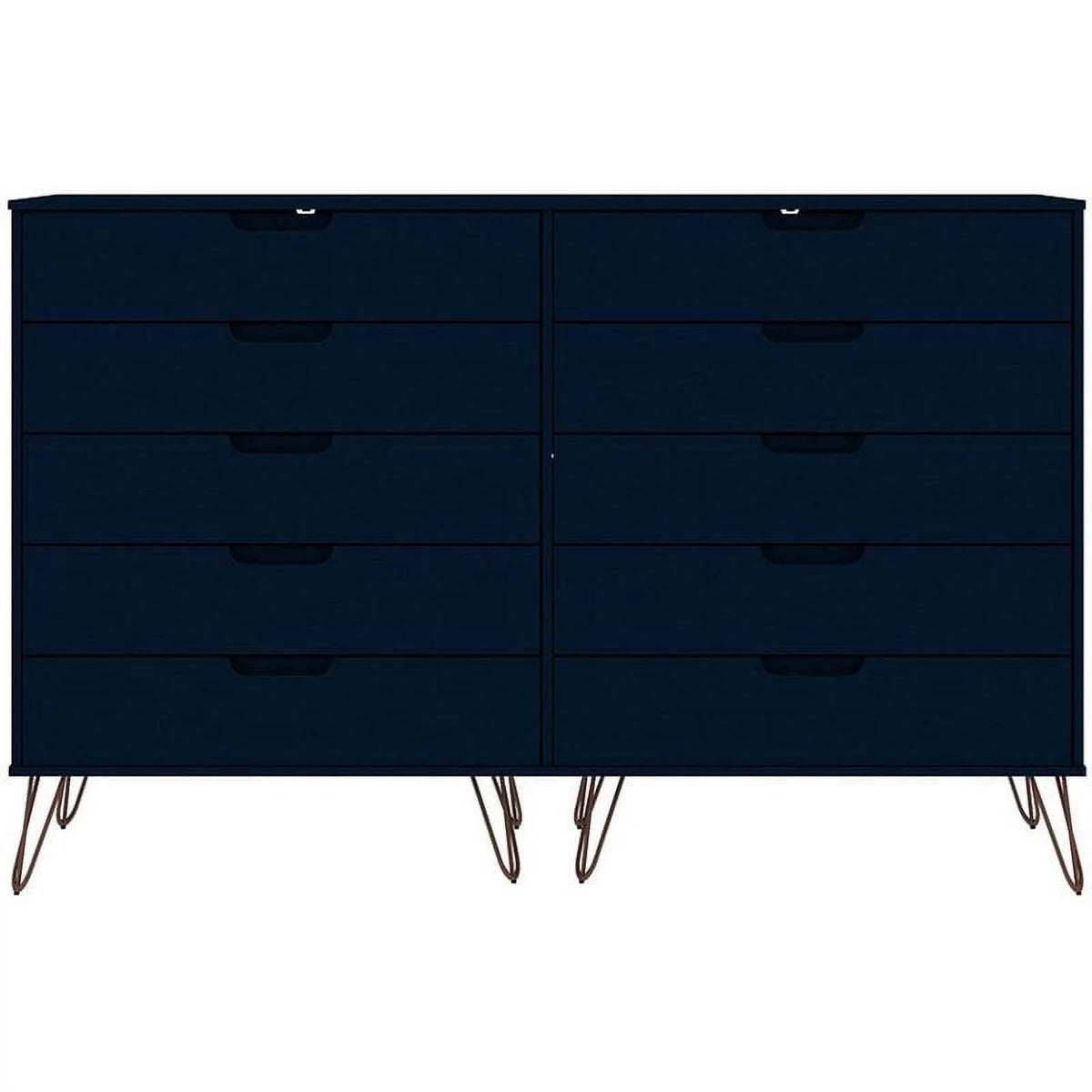 10 Drawer Contemporary Wood Dresser H8209