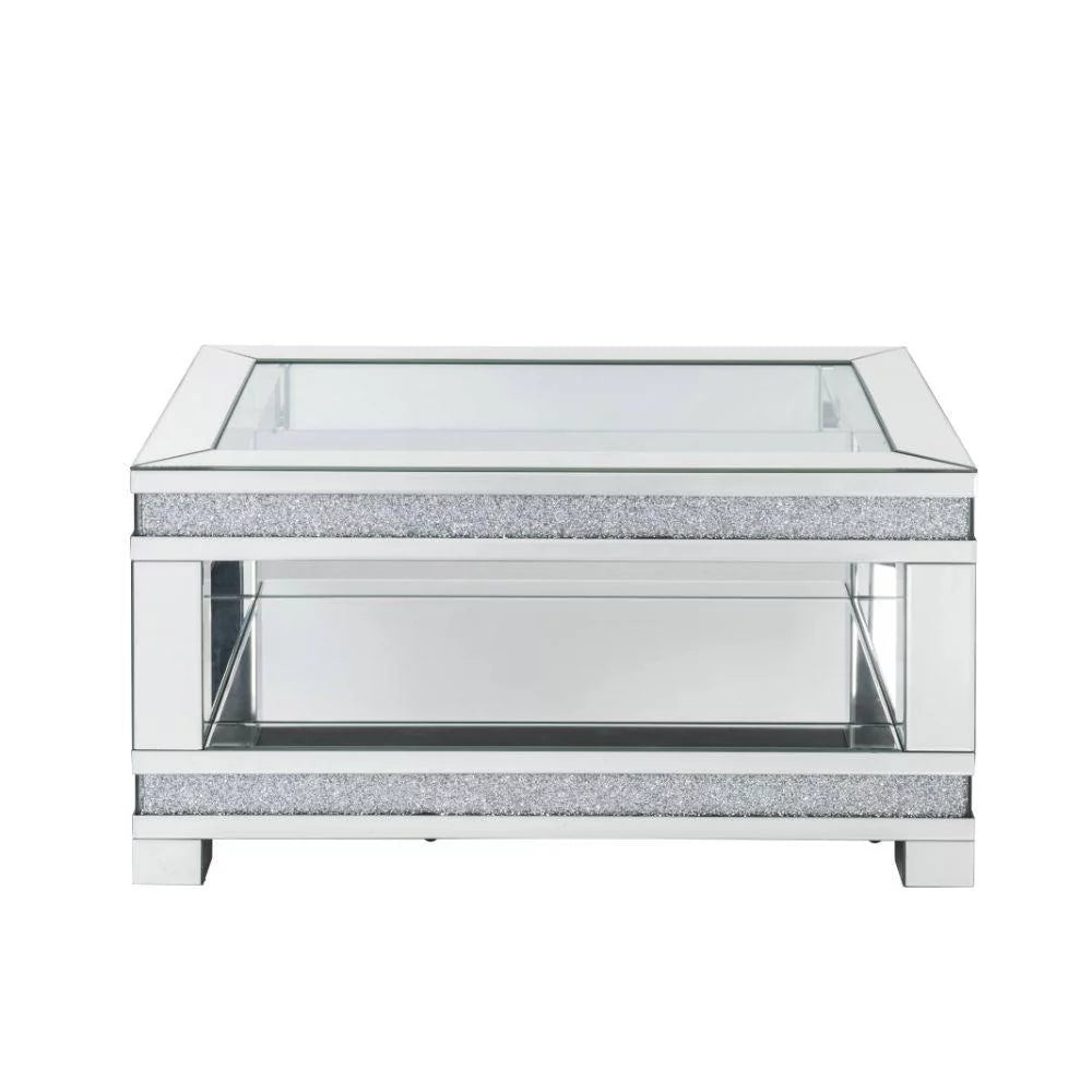 Mirrored Coffee Table + 2 End Tables Q1727
