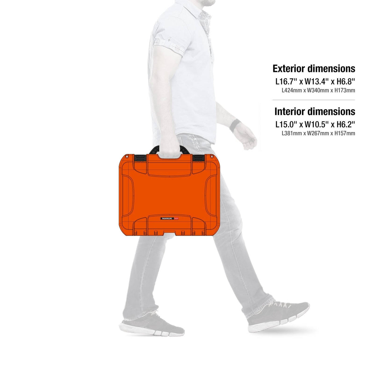 Orange Padded Case O117200