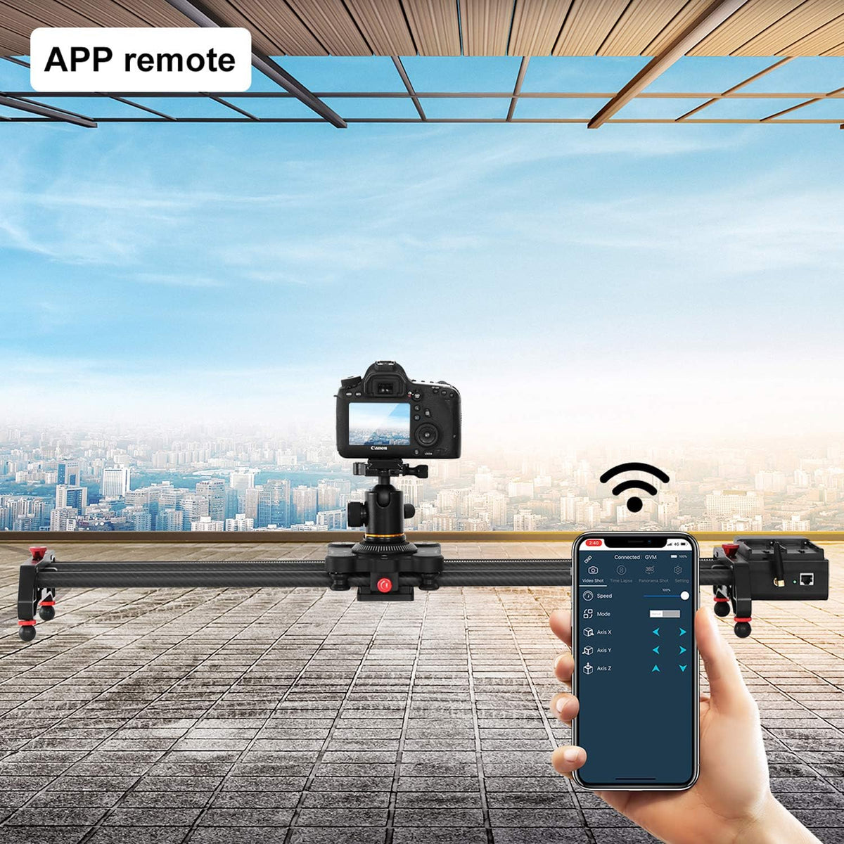 Carbon Fiber Motor Camera Slider Z519