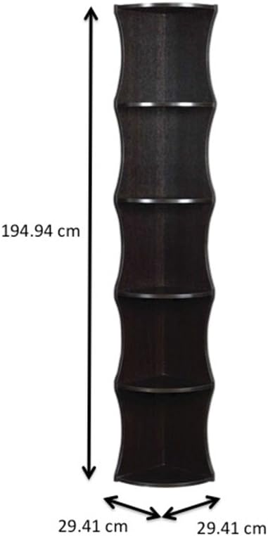 5-Shelf Corner Bookcase C872332