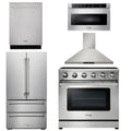 36 Electric Range, Range Hood, Microwave, Refrigerator, Dishwasher B629324
