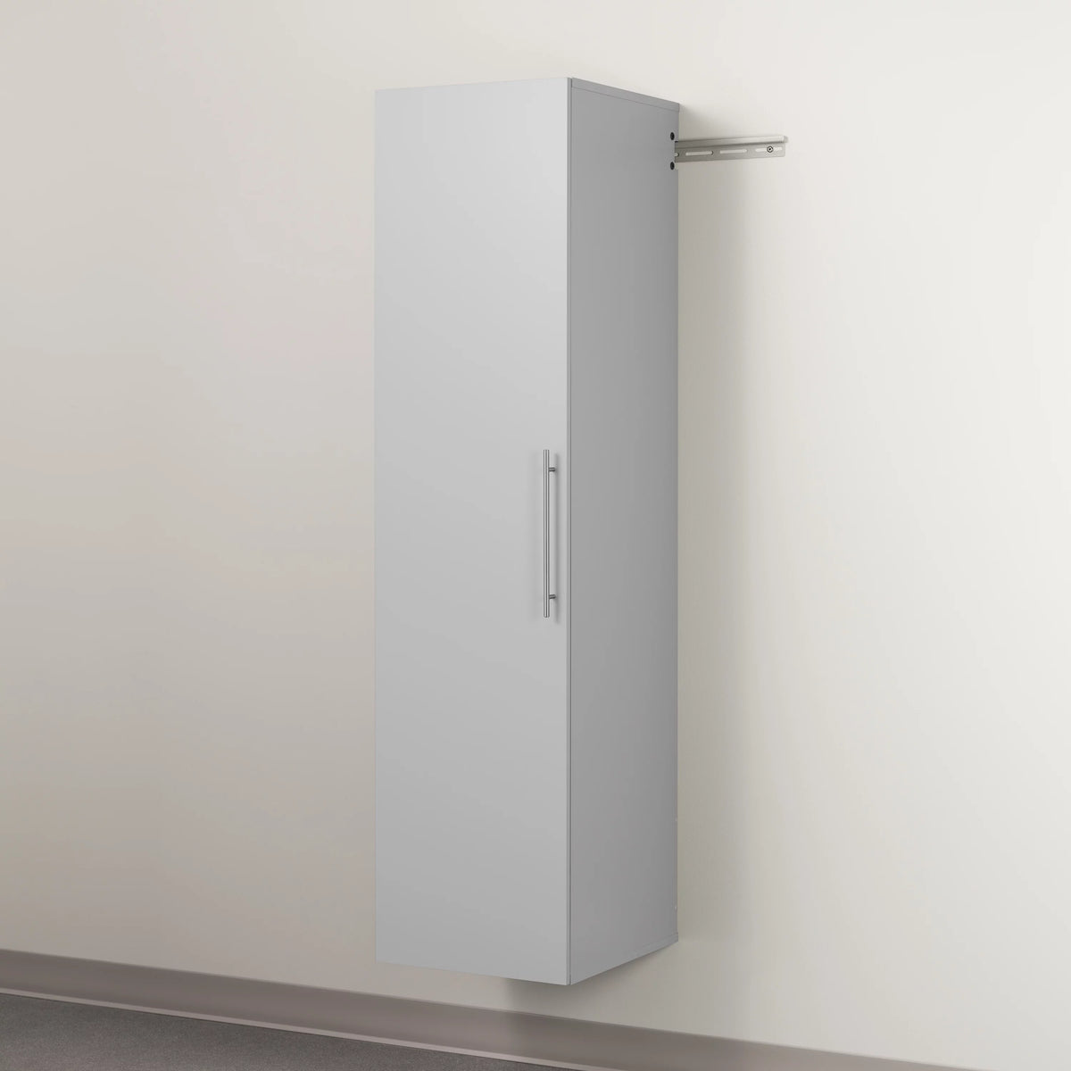 Light Gray Wall Mounted Garage Storage Cabinet N9576