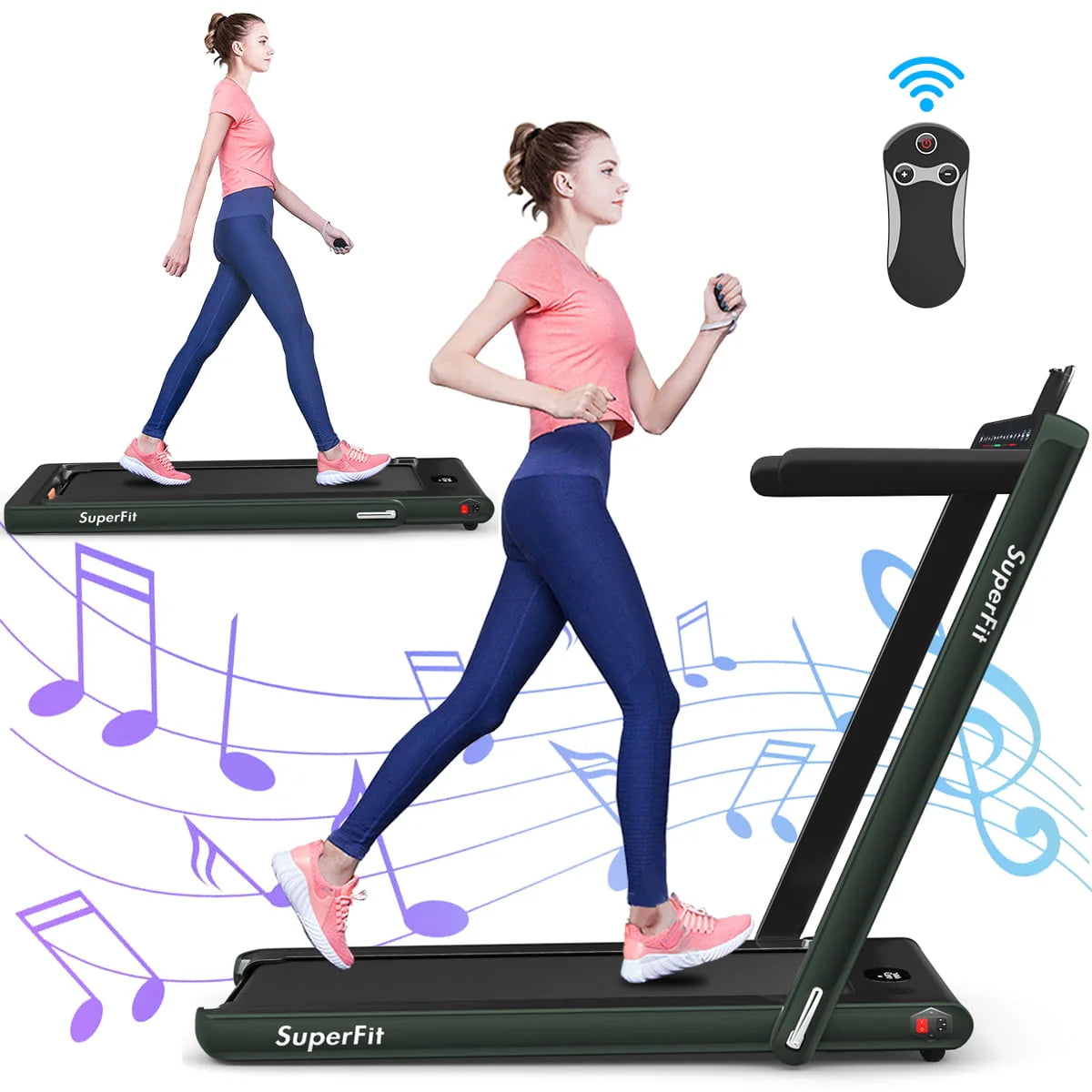 2 in 1 Folding Treadmill Q35039