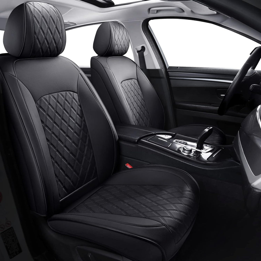 5 Car Seat Covers Full Set Waterproof Faux Leatherette G187