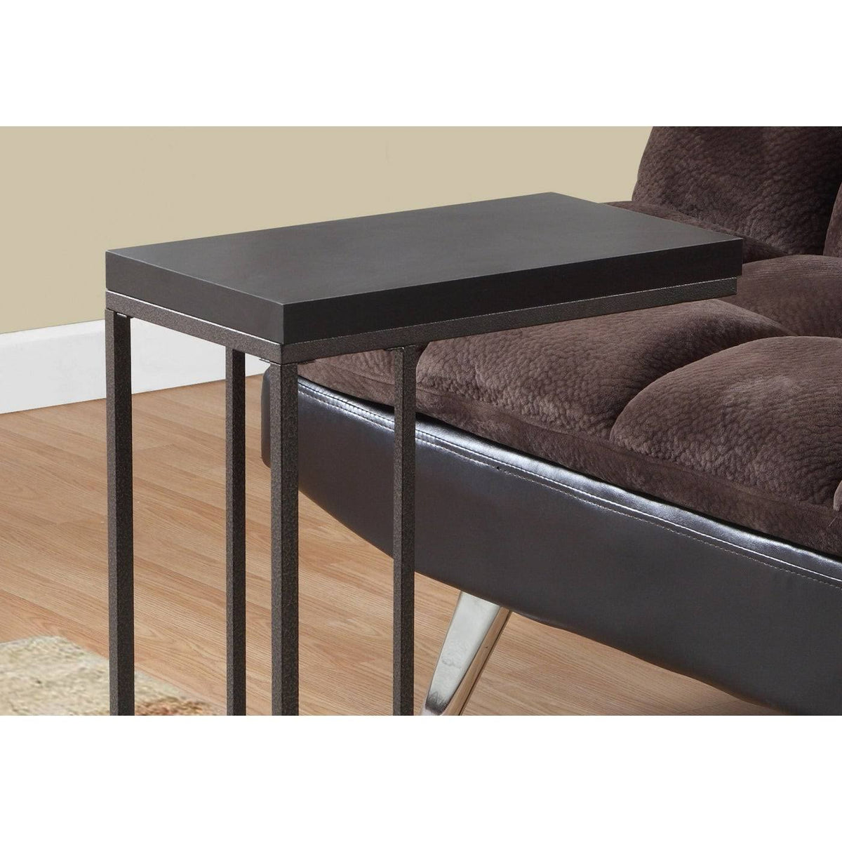 Cappuccino Bronze Metal Accent Table R458168