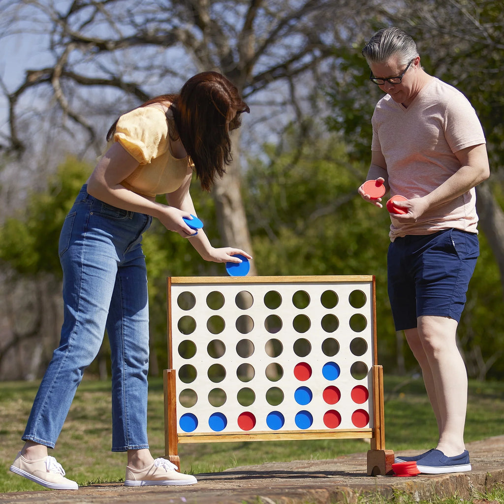 Giant Tumbling Timbers & Giant 4 in a Row Outdoor Game K4481