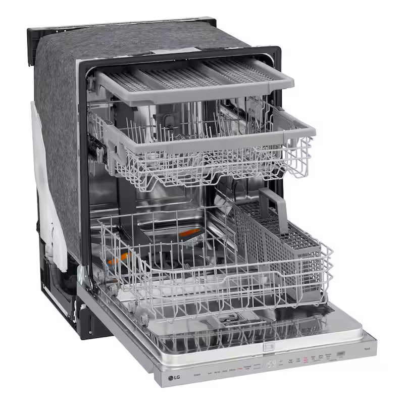 24 in. Smart Wi-Fi Dishwasher with 3rd Rack, Stainless Steel Z60823