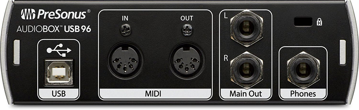 Audio Interface with Studio Monitors and Instrument Cable U315718