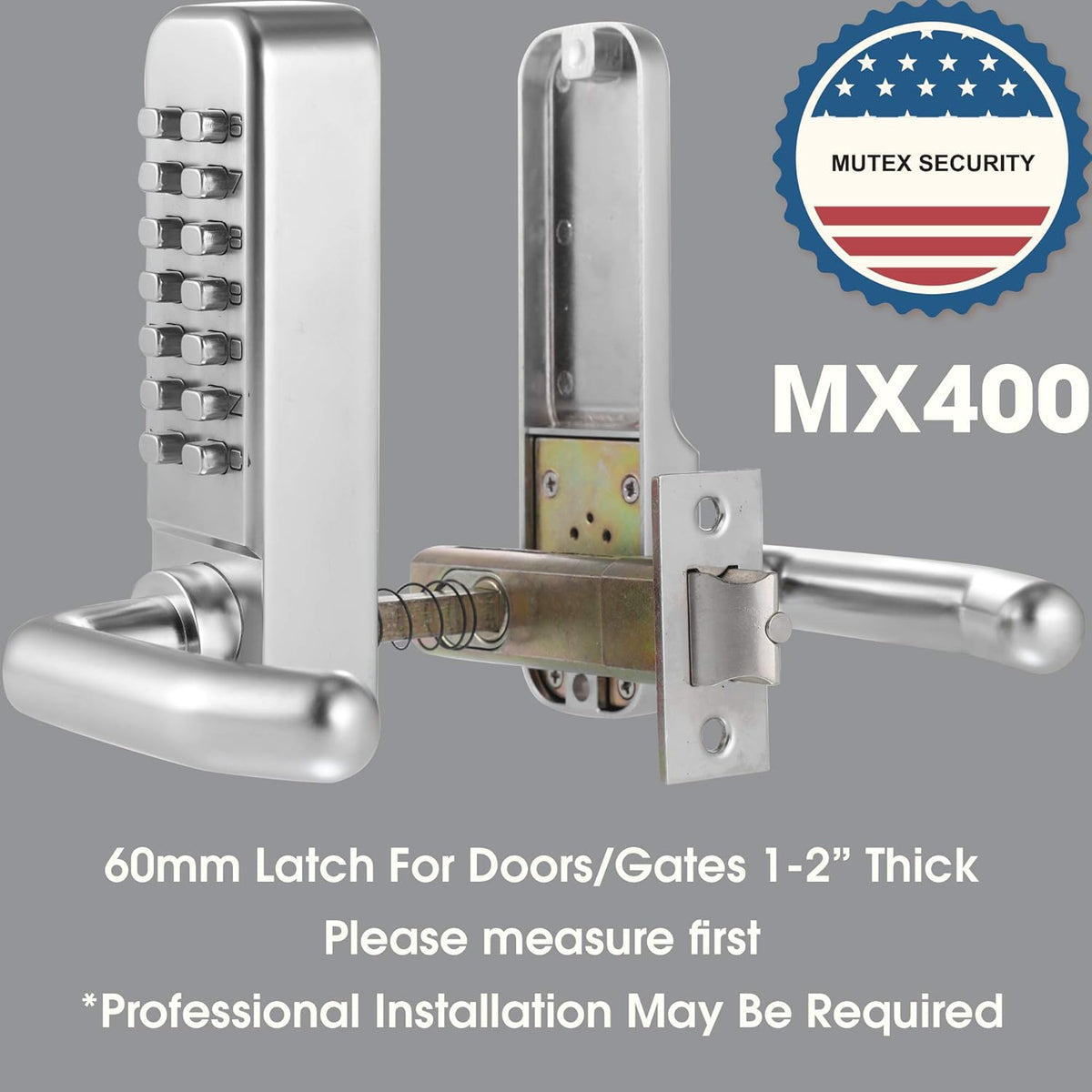 14 Digit Keypad Mechanical Door Lock Lever Set T6269