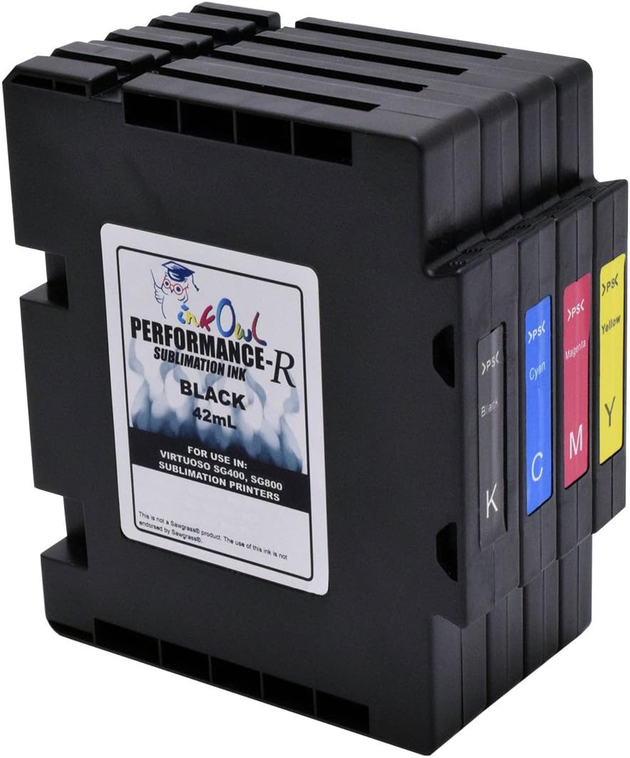Compatible DYE Sublimation Ink Cartridges 4-Pack X404
